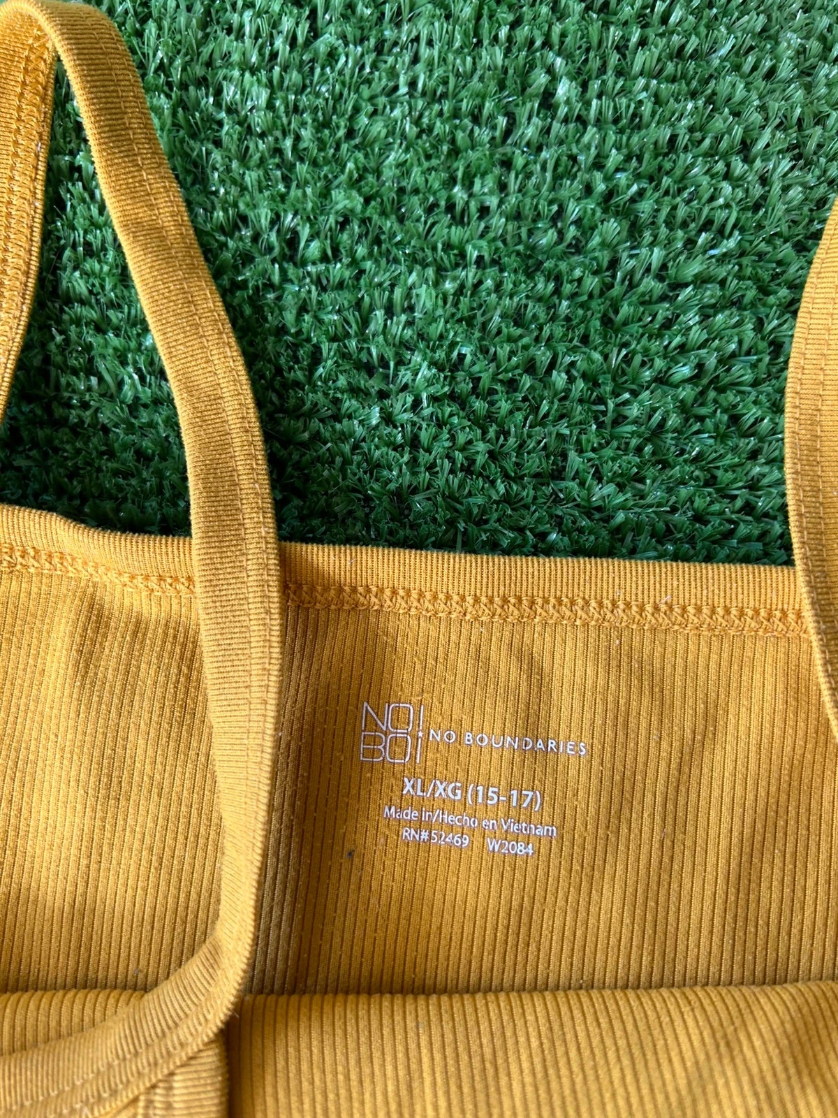 No Boundaries mustard yellow tank top – photo 7
